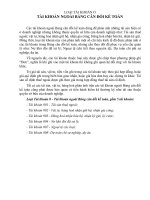 Tài liệu LOẠI TÀI KHOẢN O TÀI KHOẢN NGOÀI BẢNG CÂN ĐỐI KẾ TOÁN doc