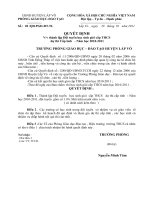 Bài giảng danh sach HS du thi gioi vong tinh 2011