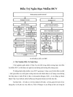 Tài liệu Giáo trình Điều Trị Ngắn Hạn Nhiễm HCV ppt