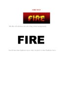 Tài liệu Chữ lửa 4 ppt