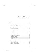 Tài liệu Table of Contents doc