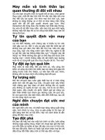 Tài liệu Bí mật của sự may mắn docx