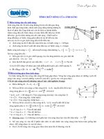 Tài liệu Lý thuyết Tính chất sóng của ánh sáng pptx