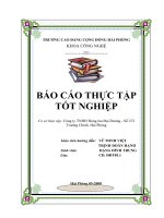 BÁO CÁO THỰC TẬP TỐT NGHIỆP  Công ty TNHH Đóng tàu Đại Dương - Số 272 Trường Chinh, Hải Phòng