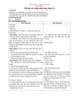 Tài liệu giao an t23 cktkn Lam