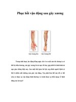 Tài liệu Phục hồi vận động sau gãy xương doc