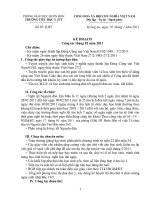 Gián án Kế hoạch tháng 2/2011