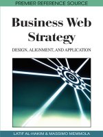 Tài liệu Business Web Strategy pptx