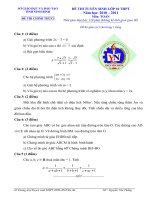 Gián án ĐỀ THI VÀO 10 NĂM 2010-2011