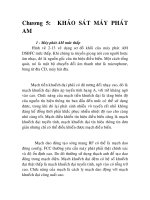 Tài liệu Soạn giáo trình môn Kỹ Thuật Truyền Thanh, chương 5 docx