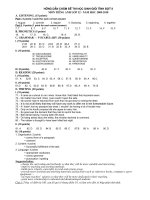 Gián án Đáp án đề thi học sinh giỏi hải dương đợt 2 09-10