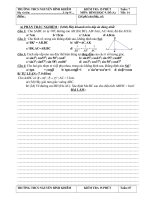 Gián án Đề 15 phút HH 9