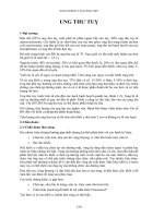 Tài liệu UNG THƯ TUỴ docx