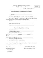 Tài liệu Bản đăng ký hoạt động hội đoàn tôn giáo docx