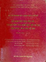 Đẩy mạnh xuất khẩu nông sản với quá trình công nghiệp hoá, hiện đại hoá nông nghiệp nông thôn việt nam đề tài NCKH cấp bộ 
