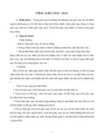 Tài liệu Giáo trình Viêm loét giác mạc ppt