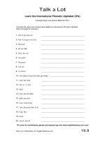 Tài liệu Spoken english elementary handbook part 20 pptx