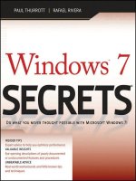 Tài liệu Windows 7 Secrets P1 docx