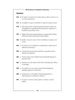 Tài liệu 501 xentence completion questions part 23 docx