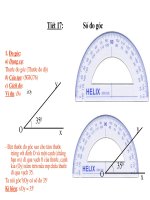 Bài giảng tiet 17  so do goc