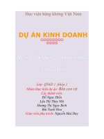 Tài liệu DỊCH VỤ KINH DOANH HÀNG VÀNG MÃ pdf