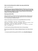 Tài liệu Kiến trúc dữ liệu Rational DA và DB2 9: Xây dựng một lệnh SQL pdf