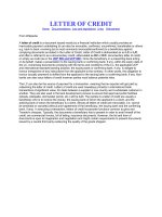 Tài liệu Letter of credit ppt
