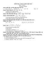 Đề kiểm tra học kỳ 1 toán 8