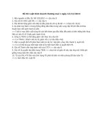 Đề thi luật kinh doanh đại học Thương Mại năm 2013