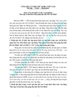 Tài liệu SƠ KẾT 3 NĂN THỰC HIỆN CUỘC VĐ 