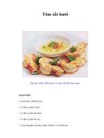Tài liệu Tôm sốt bưởi docx