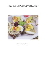 Tài liệu Hàu Đút Lò Phô Mai Và Rau Củ docx