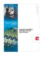 Tài liệu Innovative Installation Techniques for Fiber Drop Terminals docx
