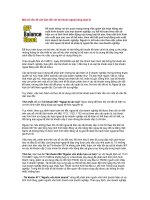 Tài liệu Một số vấn đề cần bàn đối với tài khoản ngoại bảng (loại 0) ppt