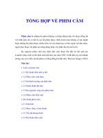 Tài liệu TỔNG HỢP VỀ PHIM CÂM ppt