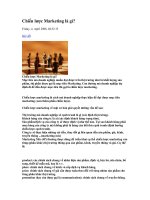 Tài liệu Chiến lược Marketing là gì doc