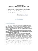 Hệ thống tư vấn sức khỏe tự động