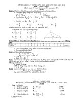 Bài soạn ĐỀ+ĐA KIỂM TRA KỲ II TOÁN 7 ĐỀ 02