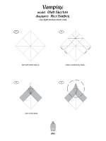Tài liệu Nghệ thuật xếp hình Nhật Bản:vampire pptx