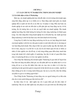 PHÂN TÍCH THƯC TRẠNG HOẠT ĐỘNG MARKETING Ở CÔNG TY CỔ PHẦN GỖ HOÀNG ANH GIA LAI