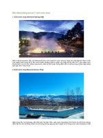 Mùa đông không lạnh tại 7 suối nước nóng 