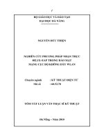 Nghiên cứu phương pháp nhận thực 802 1x EAP trong bảo mật mạng cục bộ không dây WLAN 