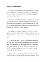 Tài liệu 10 bí quyết giúp trẻ học tốt ppt