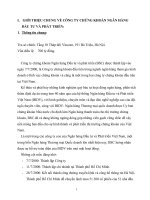 Các đề xuất trong giai đoạn thực tập tổng hợp tại công ty chứng khoán ngân hàng đầu tư và phát triển việt nam 