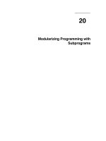 Tài liệu modularizing programming with subprograms pdf