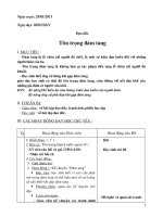 Bài giảng lớp 3 tuần 23 CKT-KNS-BVMT ( 3 cột )