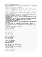 Tài liệu Bài tập1 có giải về phân bổ CCDC doc