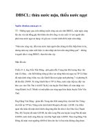 Tài liệu ĐBSCL: thừa nước mặn, thiếu nước ngọt doc