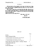 Bước đầu tìm hiểu chu kì ra hoa của một số họ thực vật bậc cao ở thành phố vinh và vùng phụ cận huyện nghi lộc 