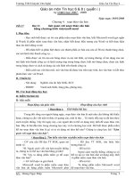 Bài soạn G.AN Tin 6 đầy đủ theo chuẩn kiến thức